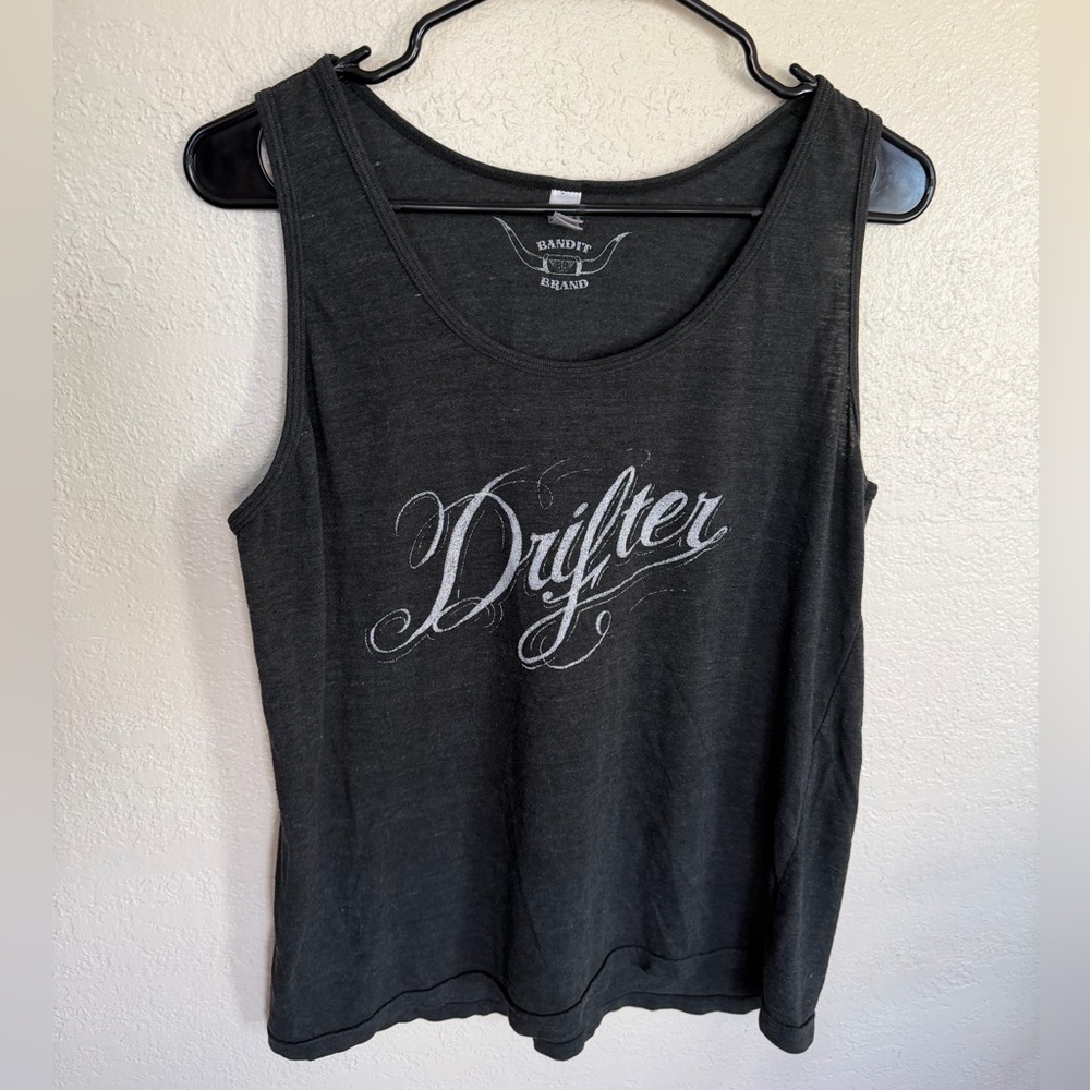 Bandit Brand DRIFTER on American Apparel Charcoal Grey Tank